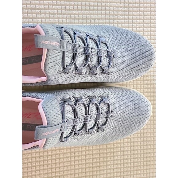 NWOB Skechers Ultra Flex 2.0 149185 Gray Pink Sz 8.5 Slip On Walking Shoes - Picture 8 of 11